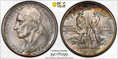 1936-D 50C Boone MS67