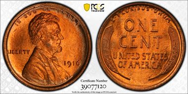 1916 1C MS67RD