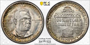 1950 50C Booker T. Washington MS67