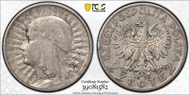 1933(w) 2 Zl KM-20  Ag AU50