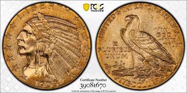 1909-D $5 MS63