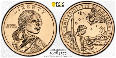 2019-D $1 Native American Position A MS68