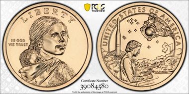 2019-D $1 Native American Position A MS67