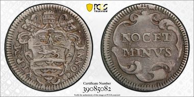 (1676-89) 1/2 Gr Berman-2127 Innocent XI XF45