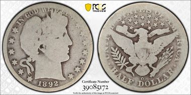 1892-O 50C AG3