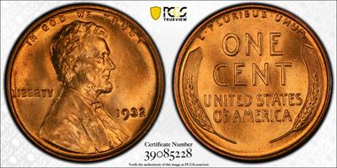 1932 1C MS67+ RD