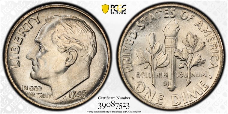 Cert 39087523 - Coin Image