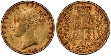 1880-M Sov Shield S-3854 AU50