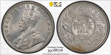 1916(B) Rupee SW-8.35 Prid-222 MS63