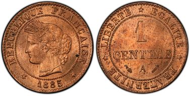 1885-A 1C Gad-88 F-104 MS64RD