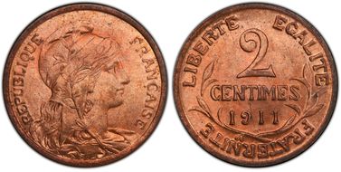 1911 2C Gad-107 MS65RD