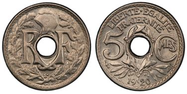 1920 5C Gad-170 F-122 Petit module MS66