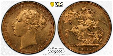 1885-M Sov S-3857B WW Buried, Sm BP MS62