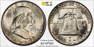 1950 50C "Booger Variety" FS-402a MS65+ FBL