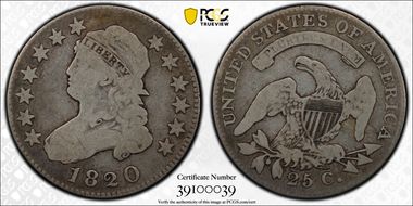 1820 25C Large 0 VG8