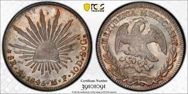 1845-Mo MF 8 R Mo29 MS63