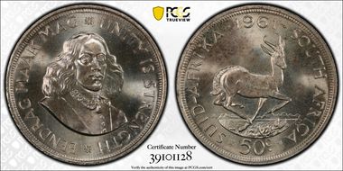 1961 50C PR66