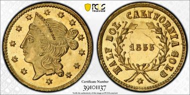 1855 G50C BG-432 MS64