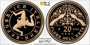 2012-R € 20 Fauna in Art PR70DCAM