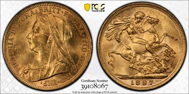 1897-M Sov S-3875 MS63