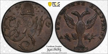 1793 Tk 1/2D DH-7 Dorsetshire, Sherborne AU55BN