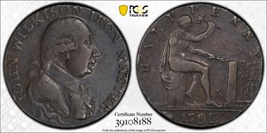 1792 Tk 1/2D DH-455 Warwickshire, Wilkison VF35BN