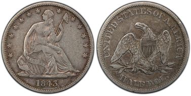 1843 50C WB-24 DDO VF20