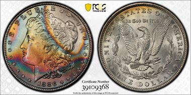 1886 $1 MS64