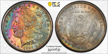 1884-CC $1 MS67+ 