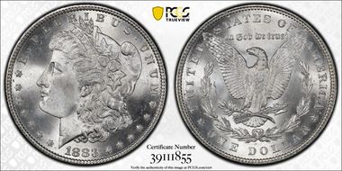 1883 $1 MS66+