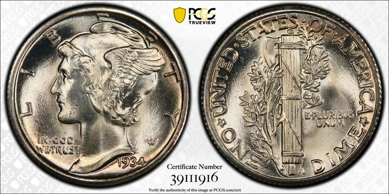 Cert 39111916 - Coin Image