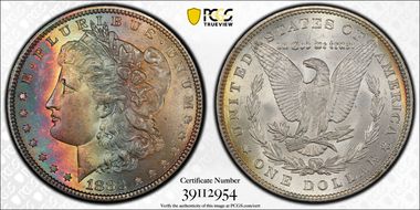 1883 $1 MS64