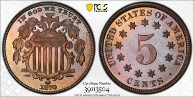 1870 5C PR66CAM