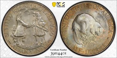 1936 50C Albany MS67+