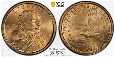 2000-D SAC$1 MS65