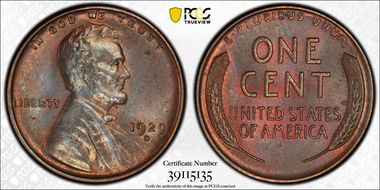 1929-D 1C MS64BN