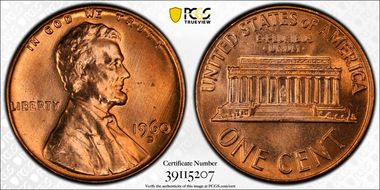 1960-D 1C Large Date MS66RD