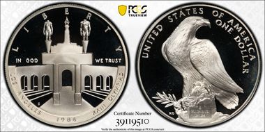 1984-S $1 Olympic PR69DCAM