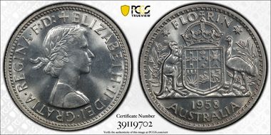 1958(m) Florin PR67