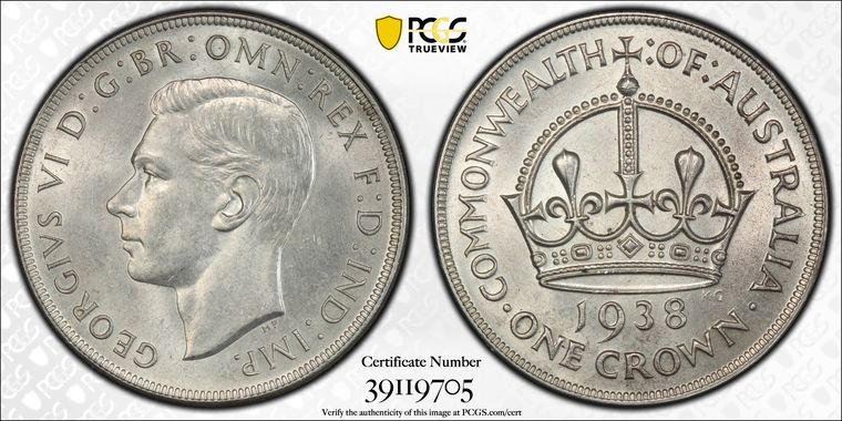 Cert 39119705 - Coin Image