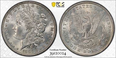 1883-O $1 MS63