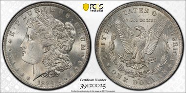 1884-O $1 MS62