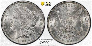 1884-O $1 MS62
