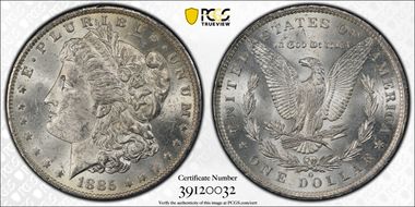 1885-O $1 MS62