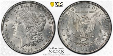 1896 $1 MS62