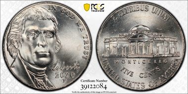 2020-P 5C Early Find MS64FS