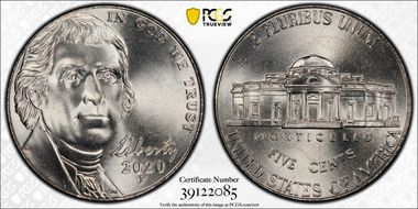 2020-P 5C Early Find MS65FS