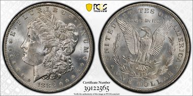 1883-O $1 MS64