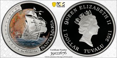 2011 $1 Santa Maria PR69DCAM