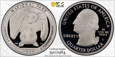 2020-S 25C American Samoa NP PR68DCAM